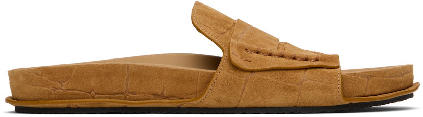 Kopalke Jacquemus Jacquemus Suede Loafer Sandals Rjava | 25E251FO172-4355