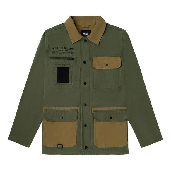 Jakna Vans Vans Splicing Cargo Coach Jacket Zelena | VN0A4RQ4Z5E, 0