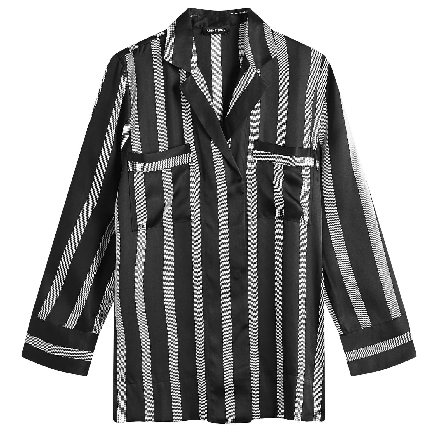 Srajce Anine Bing Lynette Print Shirt, Size Medium Črna | A-07-10345-PRT31, 1