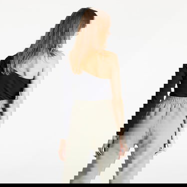 Majica Tommy Hilfiger Jeans Tiny Tommy 1 Asymetric Rib Črna | DW0DW11041 BDS, 2