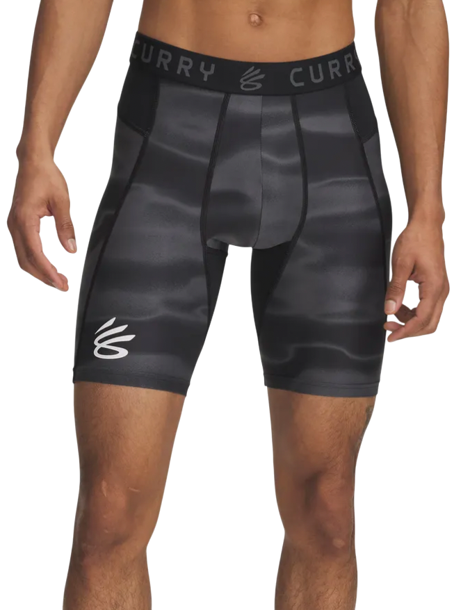 Kratke hlače Under Armour UA Curry HG Printed Compression Shorts Črna | 1379829-003