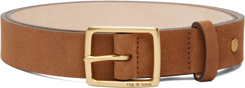 Pasovi rag & bone Rag & Bone Boyfriend Suede Belt Rjava | WJW25PB1001SU1