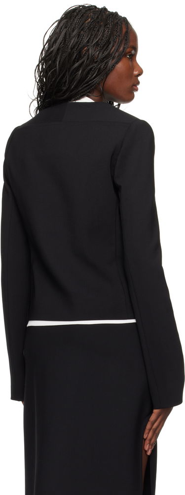 Jakna Courrèges Buttoned Tailored Jacket Črna | 424CVE102WO0113, 2