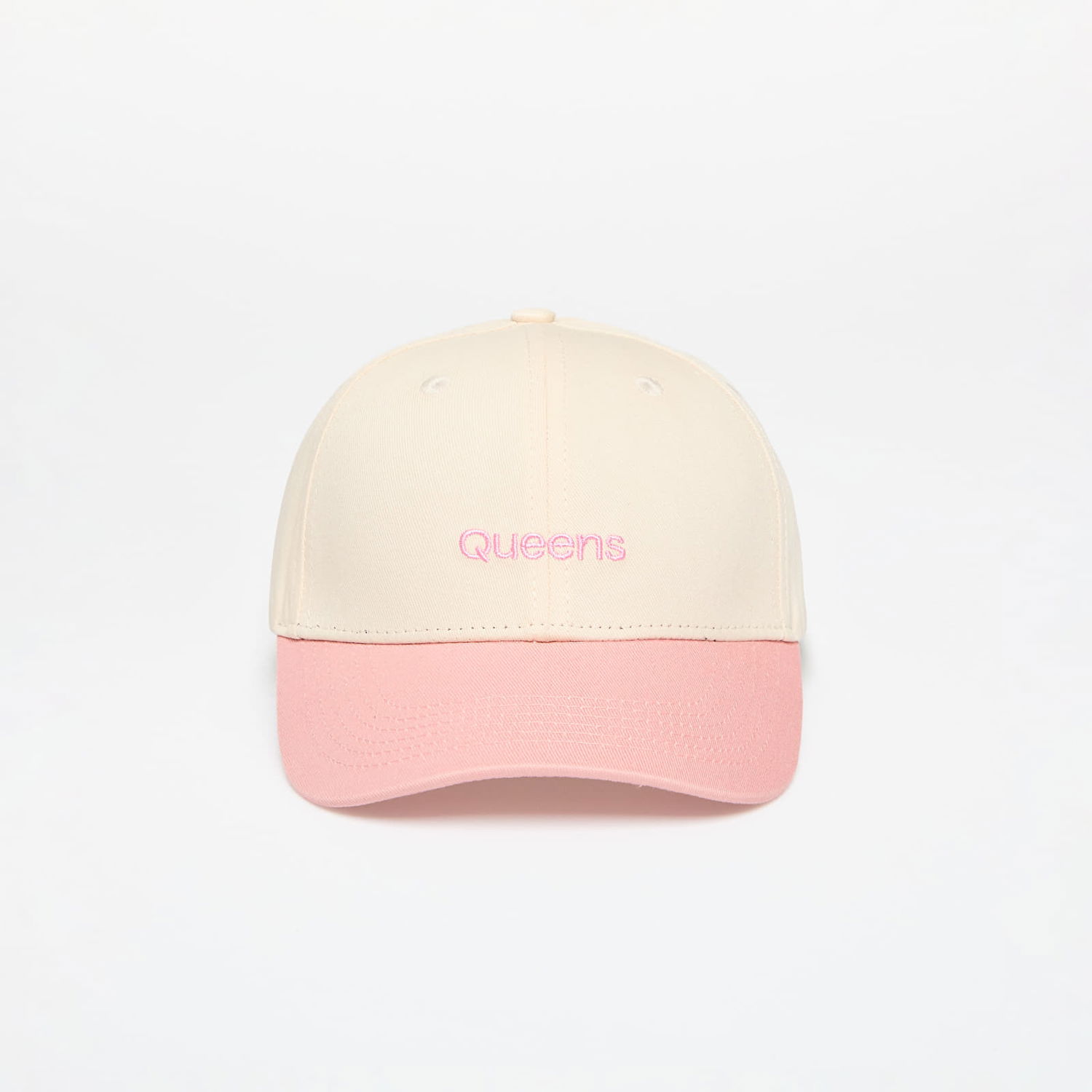 Kapa Queens Cap Essential Two Color Cap Natural/ Pink Universal Bež | QNS_050, 0