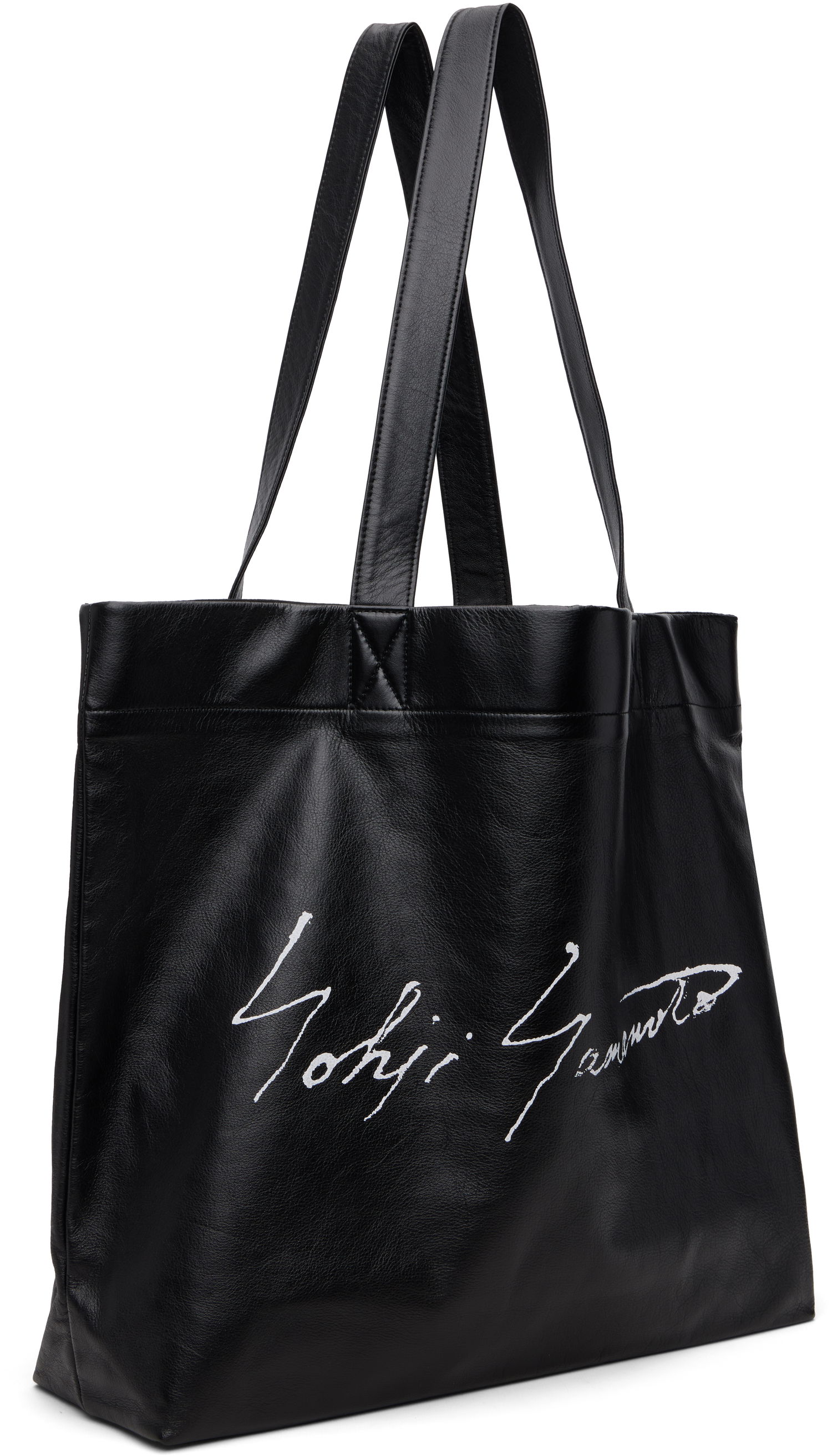 Tote bag Yohji Yamamoto Yohji Yamamoto Signature L Tote Črna | DM-I05-791, 1