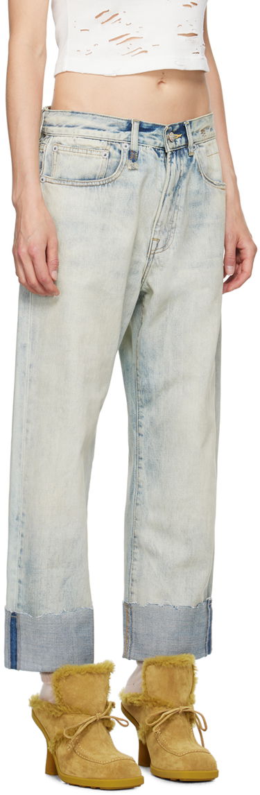 Kavbojke R13 R13 Cuffed X-Boyfriend Jeans Modra | R13WD111-D218C, 1