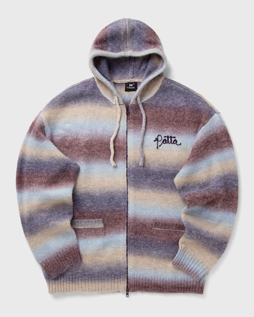 Pulover Patta Space Dye Knitted Hooded Sweater Večbarvna | POC-AW25-7000-308-0006-084