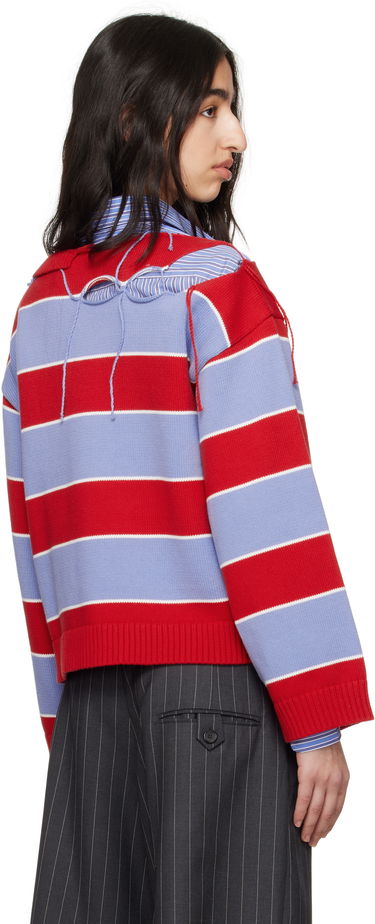 Pleteni pulover Charles Jeffrey Loverboy Charles Jeffrey LOVERBOY Slash Stripe Knit Sweater Večbarvna | 54091301, 2