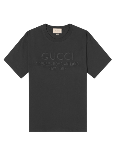 Majica Gucci Tonal Logo T-Shirt Črna | 616036-XJFZA-1000