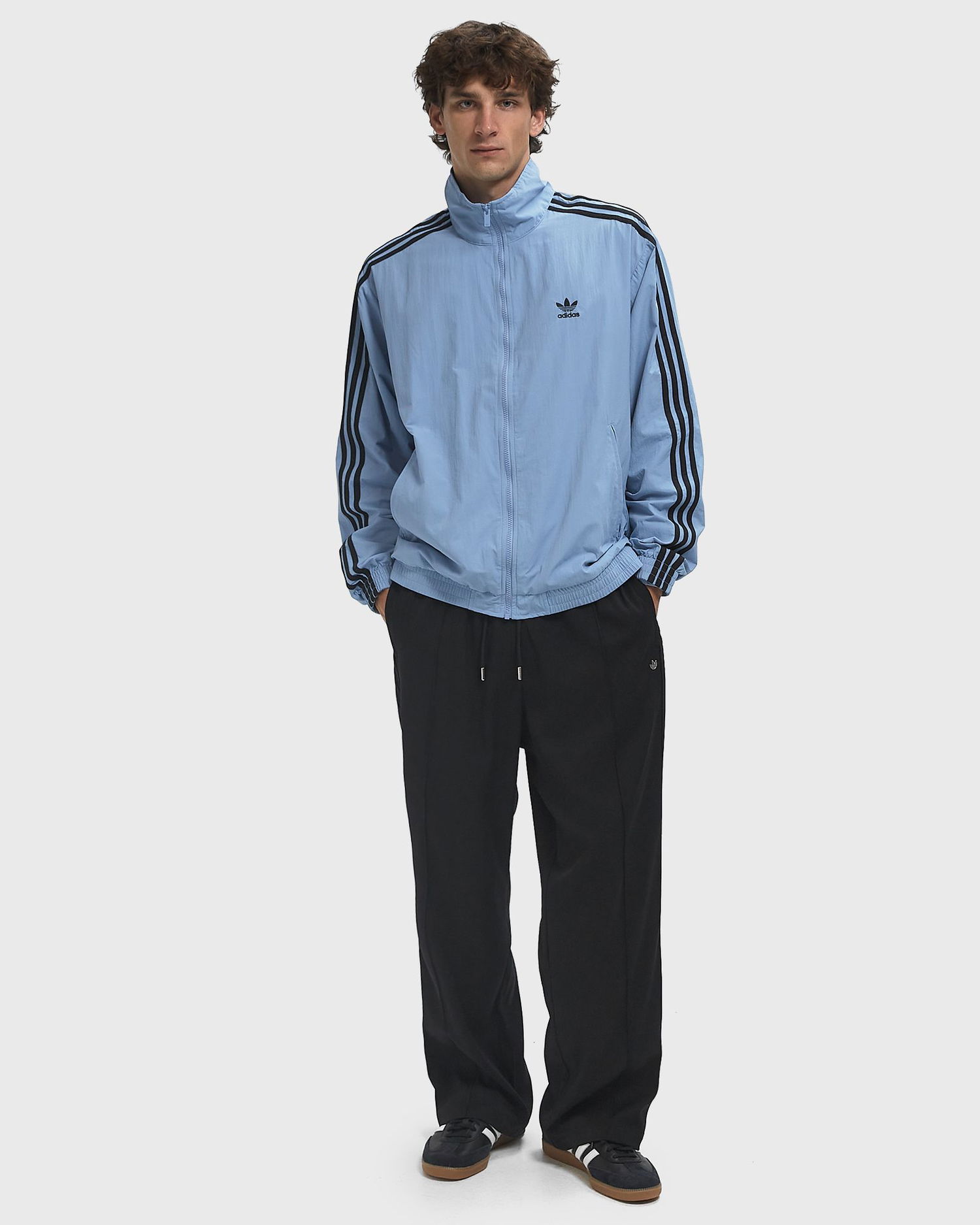Vetrovka adidas Performance Adicolor Woven Firebird Track Jacket Modra | JY1331, 1