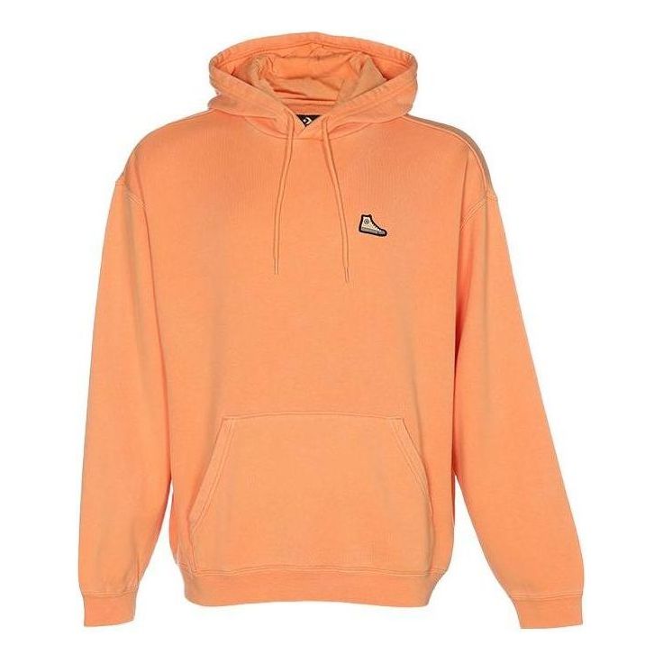 Pulover Converse Go-To Patch Loose-Fit Pullover Hoodie Oranžna | 10025537-A05