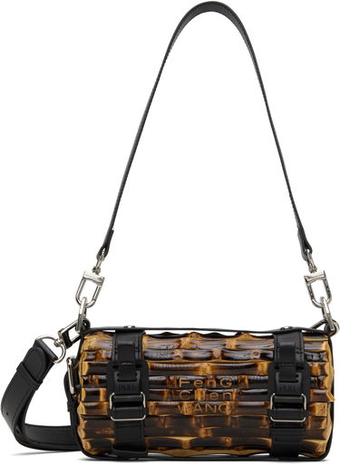 Torbica Feng Chen Wang Feng Chen Wang Cylindrical Bamboo Bag Rumena | FENG19AC10, 0