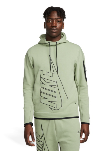 Pulover Nike Tech Fleece Hoodie Zelena | DX0577-386