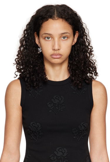 Uhani SHUSHU/TONG SHUSHU/TONG YVMIN Edition Upside Down Rose Single Earring Kovinski | 22329SLV00DR, 2