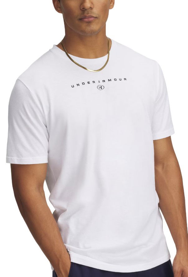 Majica Under Armour Stacked Logo Short Sleeve T-Shirt Bela | 6000211-100