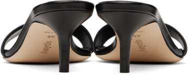 Modni dodatki Aeyde Aeyde Ilvy Leather Mules Črna | A11-HS-GAIS55TB155-SS25-800-007, 1