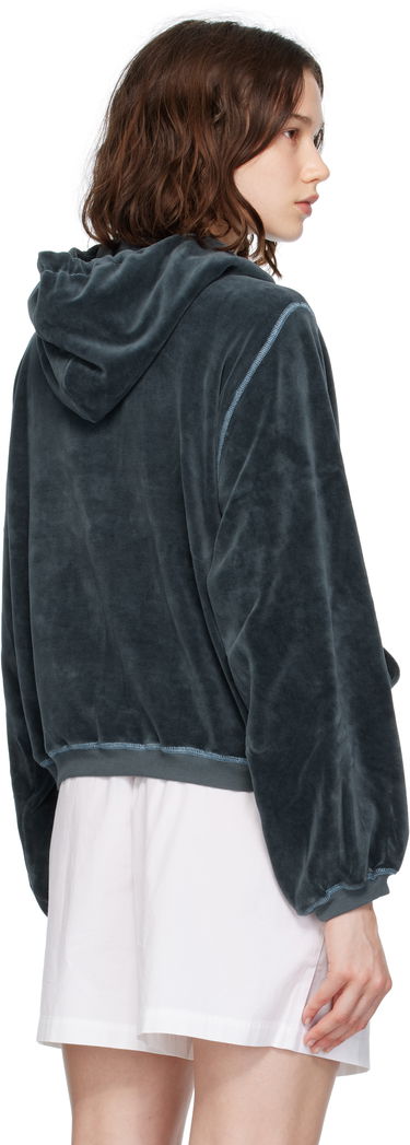 Pulover Baserange Baserange Pillow Velour Hoodie Siva | FPIH-VE-SU25, 2
