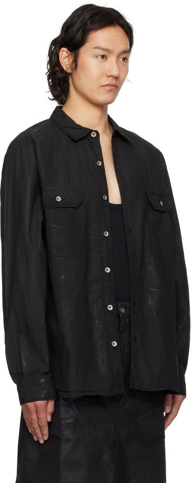 Srajce Rick Owens Rick Owens DRKSHDW Hollywood Jumbo Overshirt Siva | DU01E3297 PF, 4