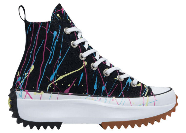 Superge in čevlji Converse Run Star Hike Hi Paint Splatter Black W Črna | 571872C, 0