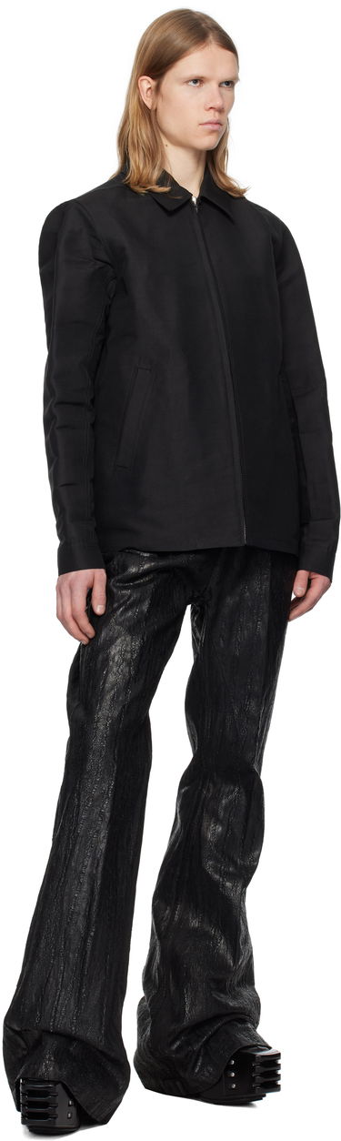 Jakna Rick Owens Rick Owens Hollywood Heavy Brad Jacket Črna | RU01E5764 FH, 3