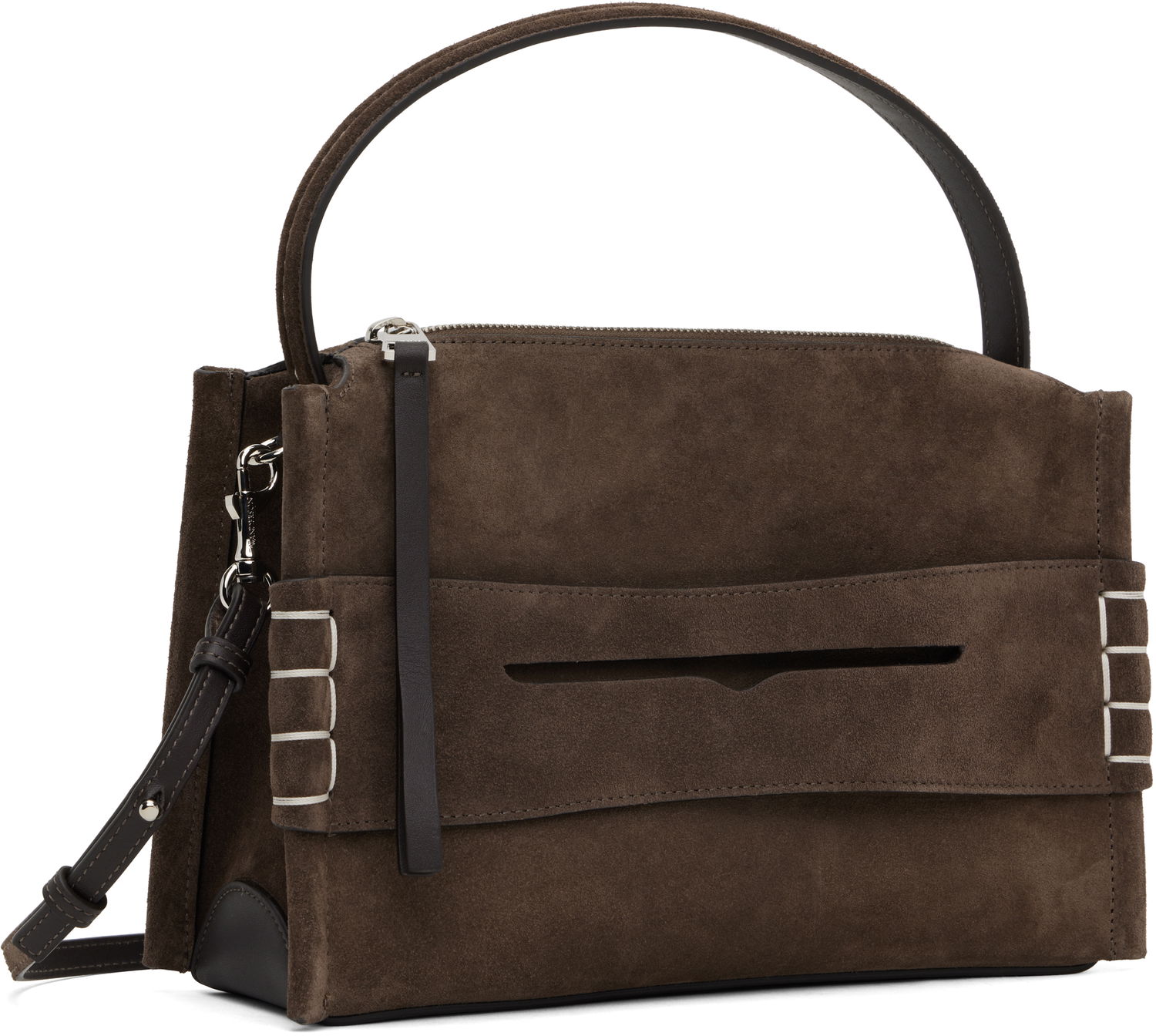 Torba za čez ramo JW Anderson JW Anderson Loafer Suede Shoulder Bag Rjava | HB0716-LA0364, 1