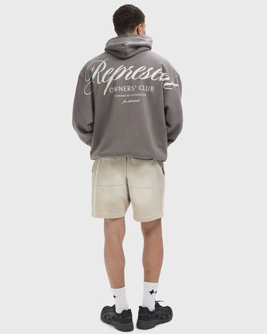 Pulover Represent Clo Represent Owners Club Script Men's Hoodie Siva | OCM41200-46, 2