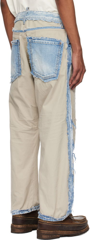 Kavbojke DSQUARED2 Dsquared2 Super Ripped Mixed Jeans Modra | S74LB1630_S30309, 2