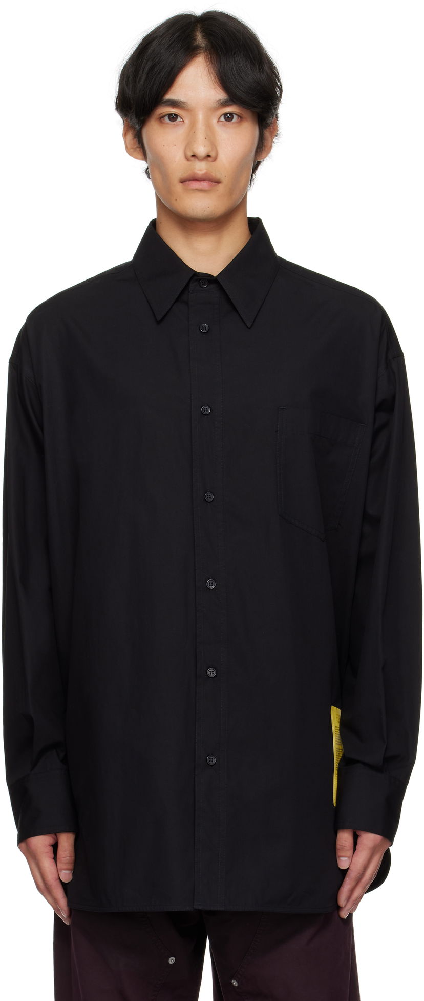 Srajce Maison Margiela MM6 Maison Margiela Poplin Shirt Črna | SH0DT0034 M35480