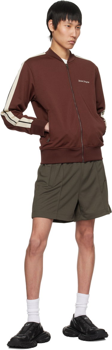 Bomber jakna Palm Angels Palm Angels Classic Logo Track Jacket Rjava | PMBD061S25FAB0012803, 3