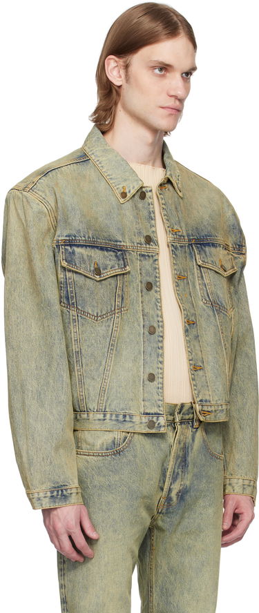 Jakna Entire Studios Entire Studios Shrunken Denim Jacket Rumena | ESU-S25-11002-SW, 1