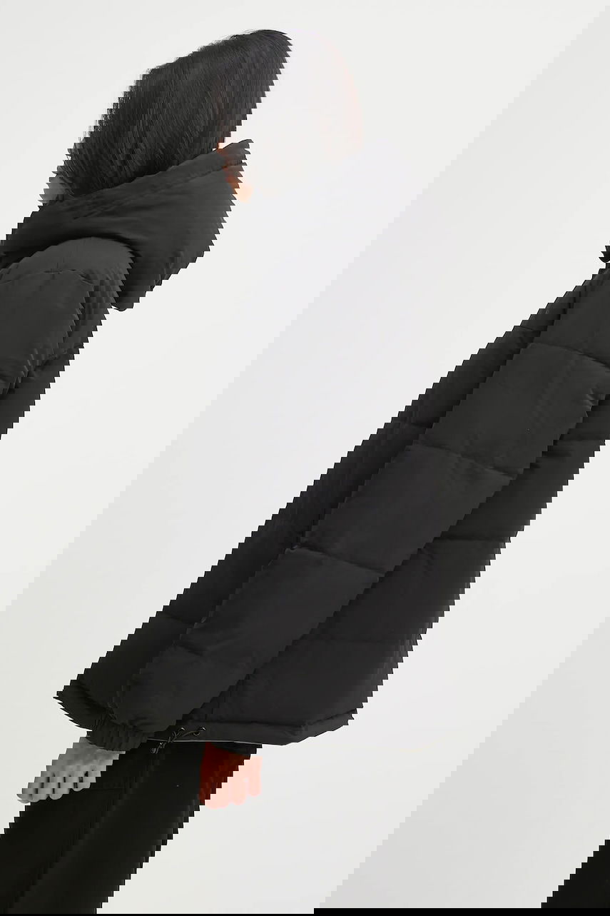 Puhovka A.P.C. A.P.C. Doudoune Sam Hooded Puffer Jacket Črna | PSALJ.H30208, 1