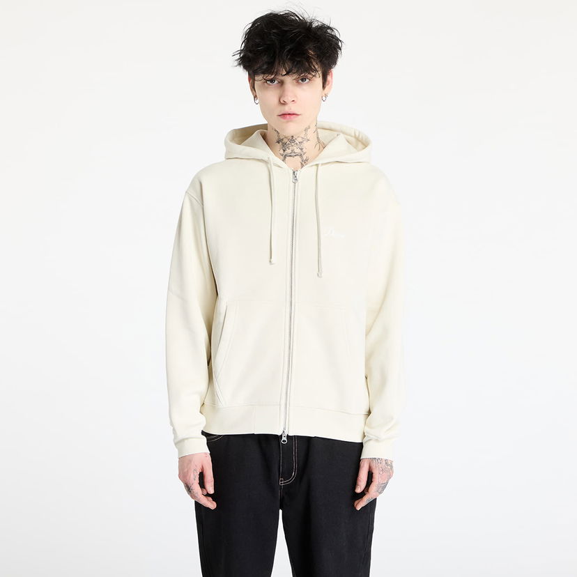 Pulover Dime DIME Cursive Small Logo Zip Hoodie Bež | DIMEHO2453NAT