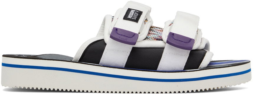 Superge in čevlji SUICOKE Missoni Edition Moto Slides Bela | OG-056MSN-VAR2 / MOTO-MSN-VAR2, 0