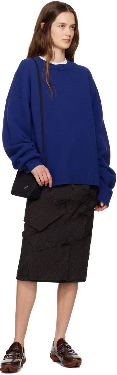 Krila ADER ERROR ADER error Raw Edge Midi Skirt Črna | BO01SSSK0203BK, 3