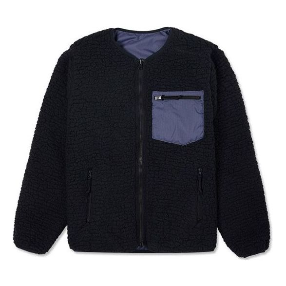 Pleteni pulover Converse Reversible Polar Fleece Jacket Črna | 10021950-A03