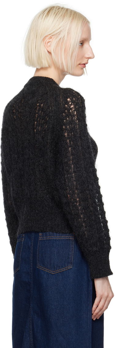 Pleteni pulover YMC YMC Foxtail Knit Cardigan Črna | Q8XAL, 2