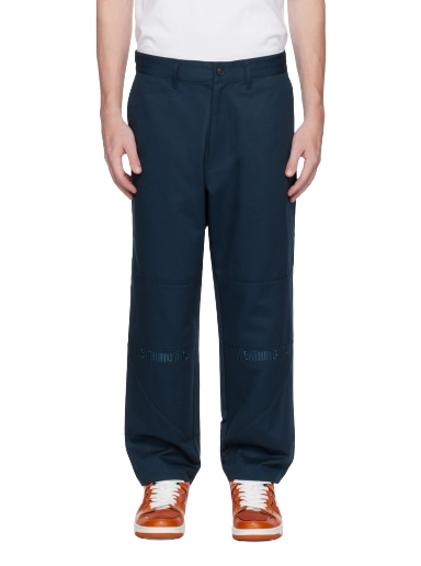 Hlače BAPE Loose Fit Trousers Mornarica | 001PTJ301016M