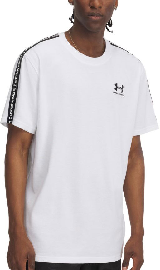 Majica Under Armour UA Icon HWT Taping T-Shirt Bela | 1390300-100