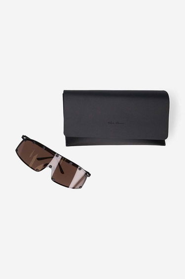 Sončna očala Rick Owens Shielding Črna | RG0000001, 1