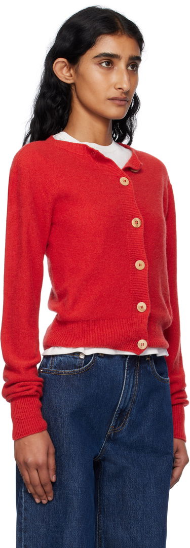 Pleteni pulover Baserange Baserange Tier Cardigan Rdeča | PUTC-RC-AU25, 1