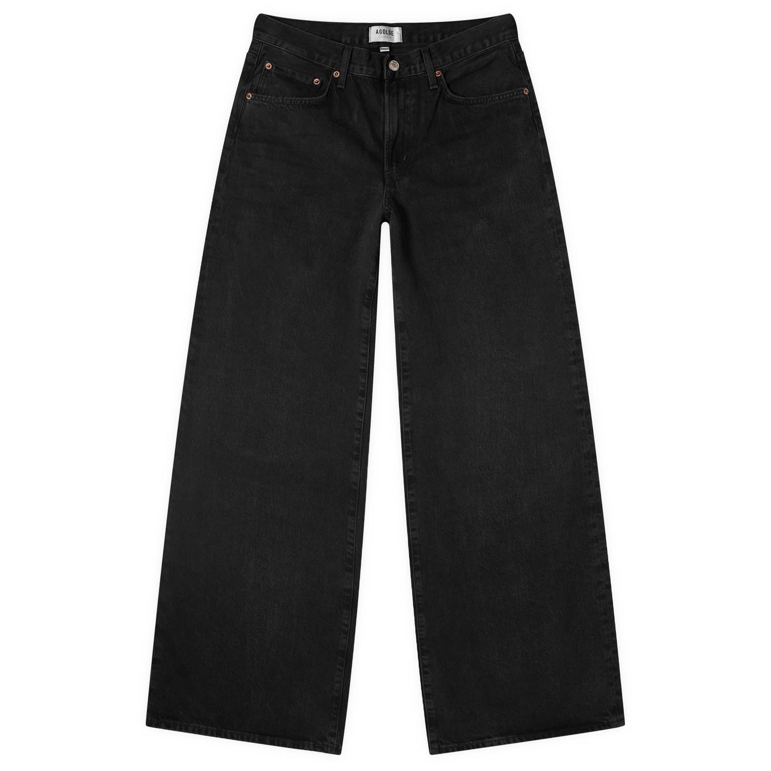 Kavbojke AGOLDE Clara Jeans in Mascara Črna | A9152-1157, 0