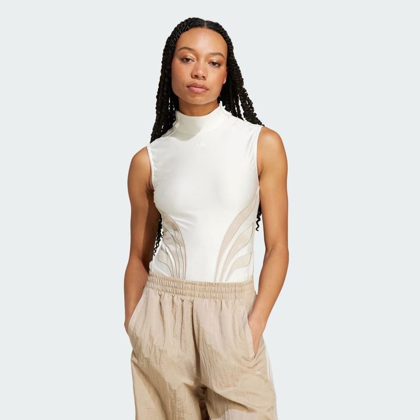 Bodi adidas Performance Atlanta Sleeveless Bodysuit Bela | IZ4945