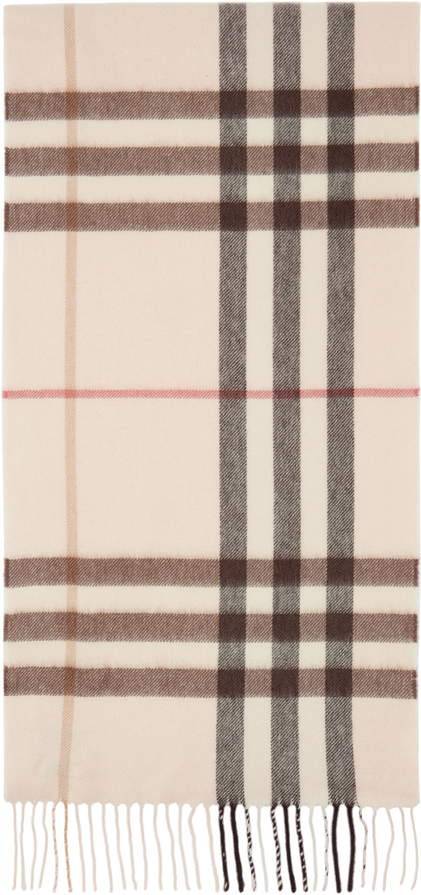 Šala Burberry Check Cashmere Scarf Bež | 8103011