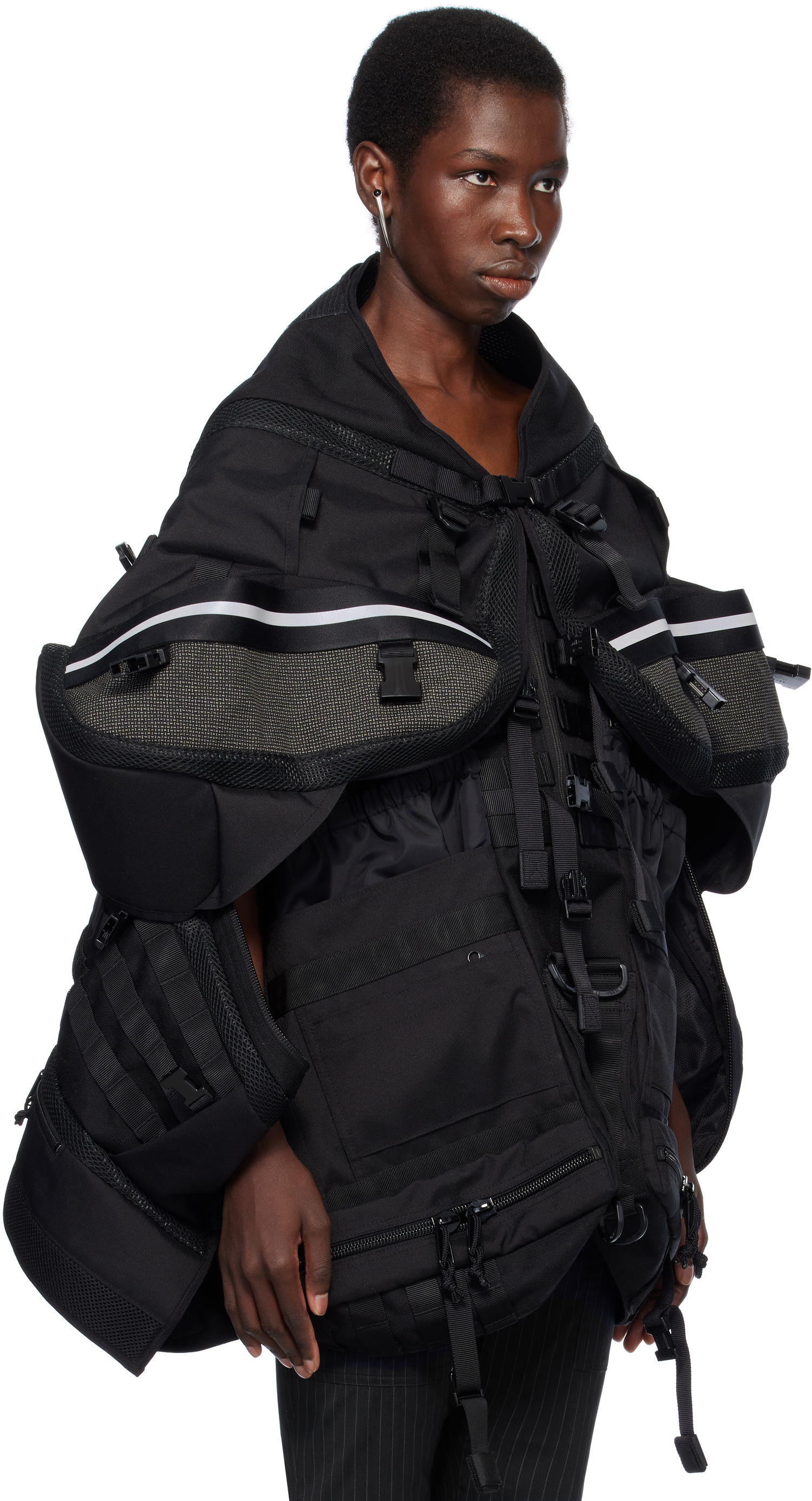 Telovnik Junya Watanabe Junya Watanabe Komine Protector Vest Črna | JO-J006-051-1, 1