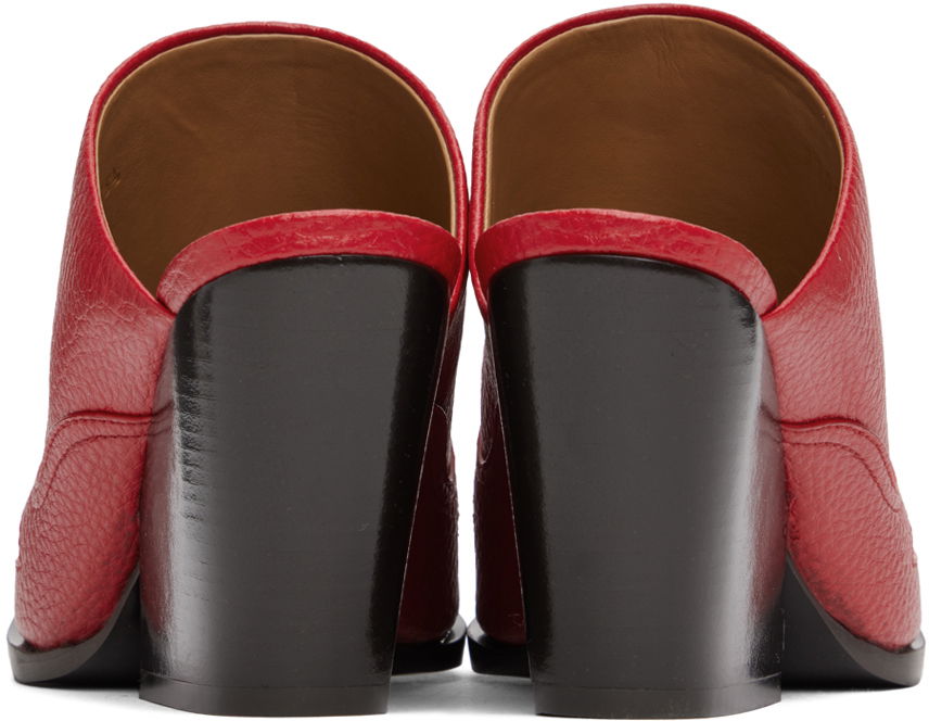 Superge in čevlji Stella McCartney Cowboy Cloudy Wedge Mules Rdeča | 810156AP0160, 1