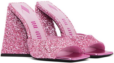 Modni dodatki The Attico Attico Devon Glitter Mules Roza | 232WS000 G001, 3