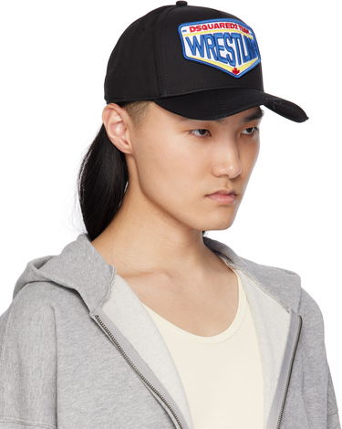 Kapa DSQUARED2 Dsquared2 Boxeur Wrestling Baseball Cap Črna | BCM0902-05C00001-2124, 1