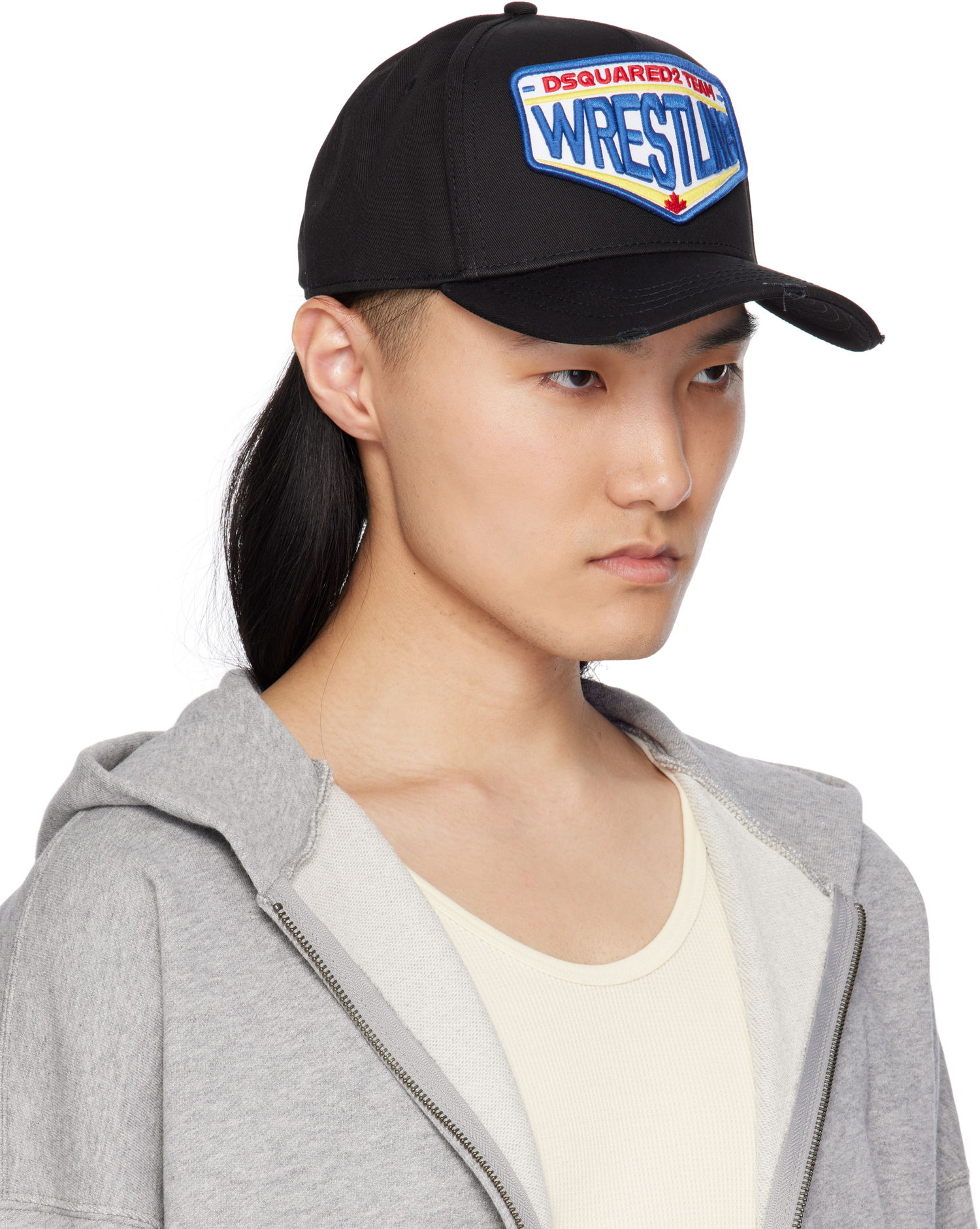 Kapa DSQUARED2 Dsquared2 Boxeur Wrestling Baseball Cap Črna | BCM0902-05C00001-2124, 1