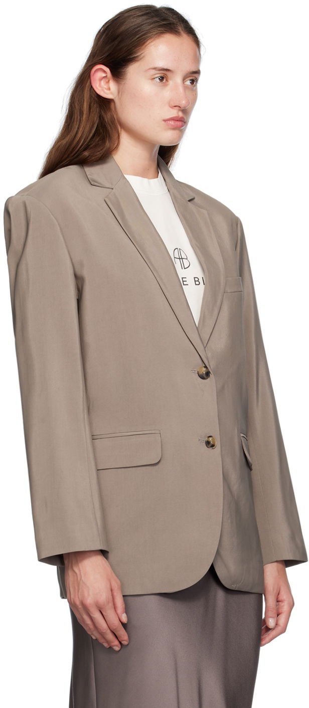Jakna Anine Bing Single-Breasted Blazer Bež | A-01-2007-TPU23, 1