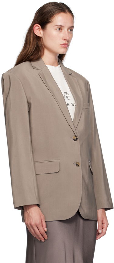 Jakna Anine Bing Single-Breasted Blazer Bež | A-01-2007-TPU23, 1